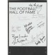 Multi signed page including footballers Jimmy Armfield & Tommy Docherty